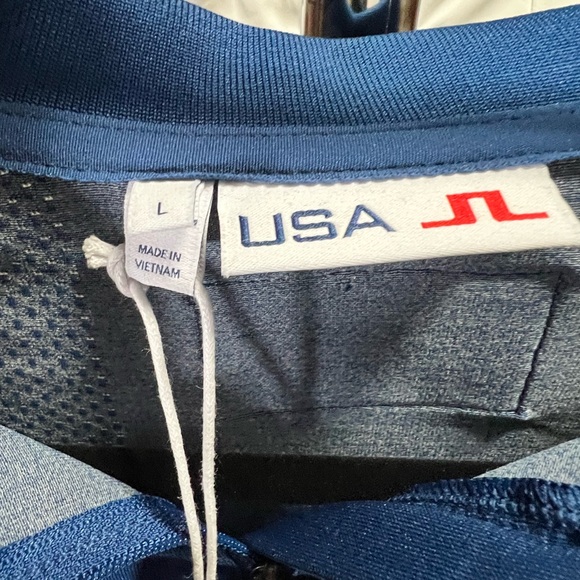 J.Lindeberg Blue Polo Shirt - Picture 2 of 3